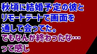 【百年恋冷 プチ仕返し】秋頃に結婚予定の彼とリモートデートで画面を通して会ってた。でもなんか終わったな…って感じ