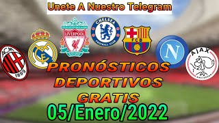 🔥Análisis Deportivos GRATIS/ Para Mañana 05/Enero/2022(93%De Acierto✅) PARTIDOS DE LIGA🤩🔥