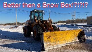 12’ Snow plow modification, easy cleanup