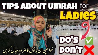 Helpful Information for ladies about Umrah 2023 | Must watch this video before you go to UMRAH🕋