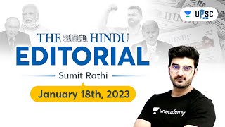 The Hindu Editorial Analysis | 18th Jan 2023 | UPSC CSE 2023/24 | Sumit Rathi