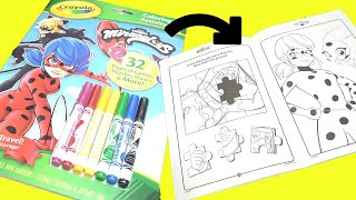 Miraculous Ladybug Crayola Coloring and Activity Book Pages! Games, Puzzles, and Dolls