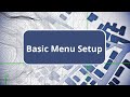 Getting Started with TBC - Basic Menu Setup