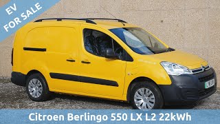 SOLD: 2018 Citroen e-Berlingo L2 electric van