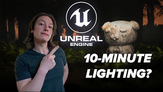10-Minute Lighting in Unreal Engine 5 - Lighting a Nature Scene