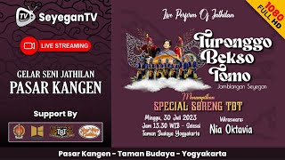 🔴 LIVE : Jathilan Turonggo Bekso Tomo Special Soreng TBT | Pasar Kangen Jogja 2023 | Taman Budaya