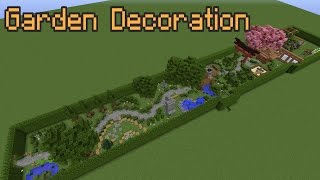 Minecraft Garden Decoration Ideas!