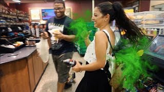 wearing 100 layers of perfume in public + getting reactions