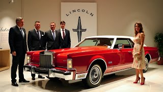 The 2025 Lincoln Continental Mark V Is Back – A Legend Reborn!