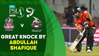 Great Knock By Abdullah Shafique | Quetta vs Lahore | Match 28 | HBL PSL 9 | M1Z2U