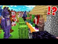 1000 FNAF Animatronics VS The Most Security Village - Minecraft Maizen Mizen Mazien Parody