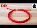 DIY Adjustable Red String Bracelet | Lucky Bracelet | SAYZ Ideas no. 78