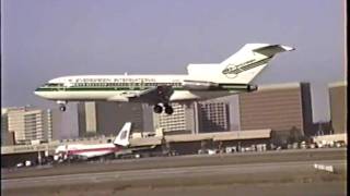 Evergreen Boeing 727-27C Arriving at LAX