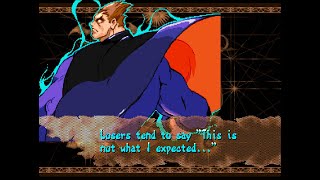 【1CoinClear】Demitri Maximoff【Vampire Savior The Lord of Vampire  60fps】隠しボス 朧ビシャモン