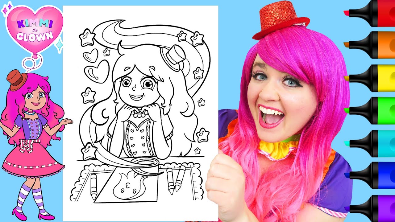 Coloring Pages Kimmi The Clown 2025