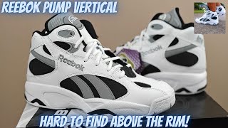 Reebok Above The Rim Pump Vertical - White And Black OG!