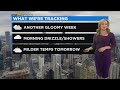 Chicago First Alert Weather: Morning drizzles, cloudy day