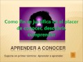 aprender a conocer