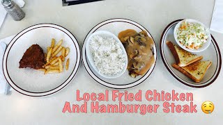 Local Fried Chicken and Hamburger Steak at Chicken Corral Neepawa Food Review 🍗🤤