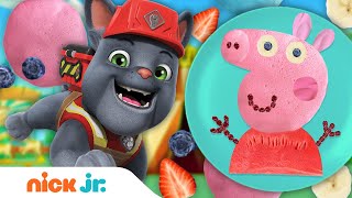Snack Time Guessing Game! #5 w/ Rubble & Crew, Bossy Bear & Peppa Pig! | Nick Jr.