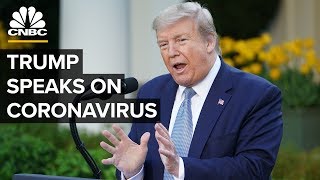President Donald Trump addresses coronavirus response in a news conference – 4/27/2020