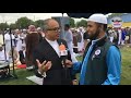 london eid in the park mile end stadium লন্ডন ঈদের জামাত