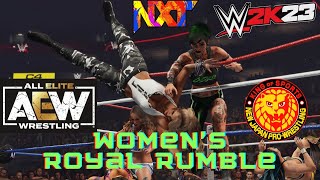 Women's Royal Rumble WWE vs AEW vs NJPW vs NXT vs Impact Wrestling vs ROH vs GCW & more