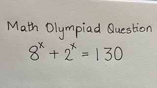 Mexico - A Nice Math Olympiad Exponential Problem