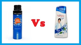 Park Avenue Good Morning Talc vs. Himani Navratna Cool Talc