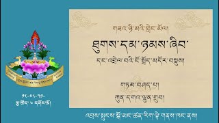 ཐུགས་དམ་ཉམས་ཞིབ་སྐོར་གྱི་ངོ་སྤྲོད། གཟའ་ཉི་མའི་གླེང་མོལ།