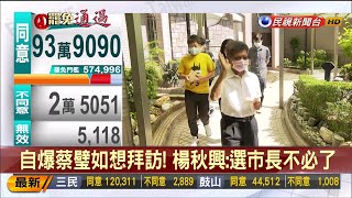 自爆蔡璧如想拜訪！楊秋興:選市長不必了－民視新聞