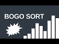 Bogosort (and basic visualization)