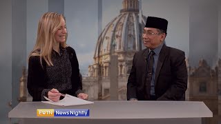 Muslim leader meets Pope Francis to discuss peace, human fraternity - EWTN News Nightly