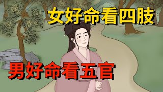 「女好命看四肢，男好命看五官」：身體部位，暗示命運【國學文化優選】#人生#國學#识人术 #俗语