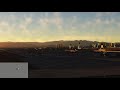 Las Vegas Harry Reid International Airport Plane Spotting - Sunset [MSFS - Time Lapse]