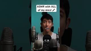 ASMR with ALL my mics! 🎤 #asmr