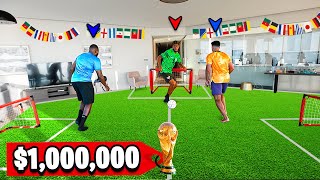 I Made A Indoor World Cup Football Pitch!