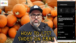 How To Listing Shoes On eBay Using The Mobile App