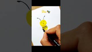 honey bee drawing #shorts #subscribe