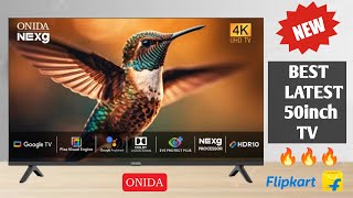 ONIDA 50 inch 4K smart Google TV 2023 Edition - Dolby Atmos Vision \u0026 HDR10 - 50UIG - Onida google tv