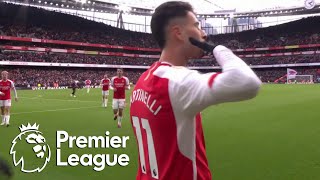 Gabriel Martinelli slots home Arsenal's fourth against Crystal Palace | Premier League | NBC Sports