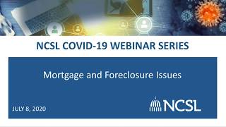COVID-19: Mortgage and Foreclosure Issues