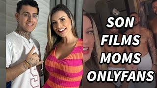 Son who films and directs all of his mum’s adult content onlyfans Andressa urach