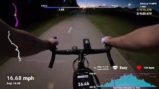 Relaxing Bicycle POV | A Night Time Experience