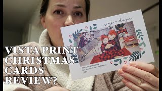 VISTA PRINT CHRISTMAS CARDS reveiw! are they worth it?