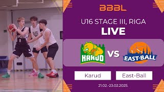 Korvpalliklubi Karud 2009 vs East-Ball 2009 | BBBL Boys U16