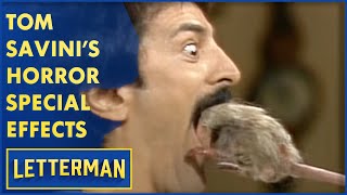 Tom Savini's Horrifying Special Effects | Letterman