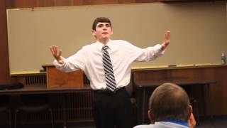 NCFCA 2013 Nationals 4th place Humorous Interpretation—Jonathan Edelblut