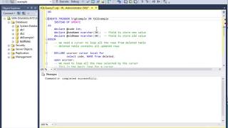 Create a Microsoft SQL Server 2016 update Trigger - code in comments