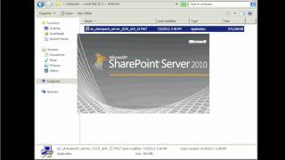 Sharepoint 2010 installation - Part 1